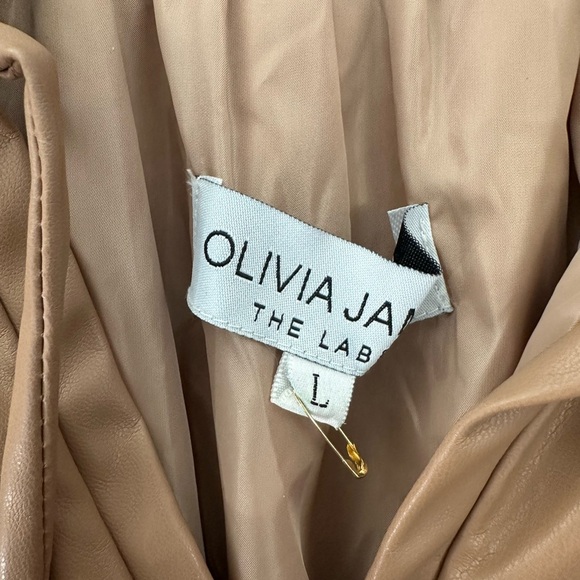 Chic Tan Ruffle Mini Dress - Picture 6 of 7